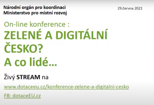 Footage from the conference “Green and Digital Czechia? And what about the people…” now available