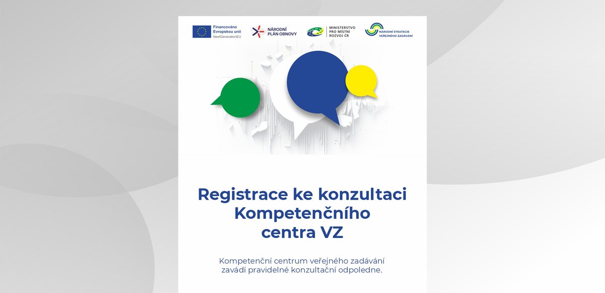 Konzultace k vašim veřejným zakázkám