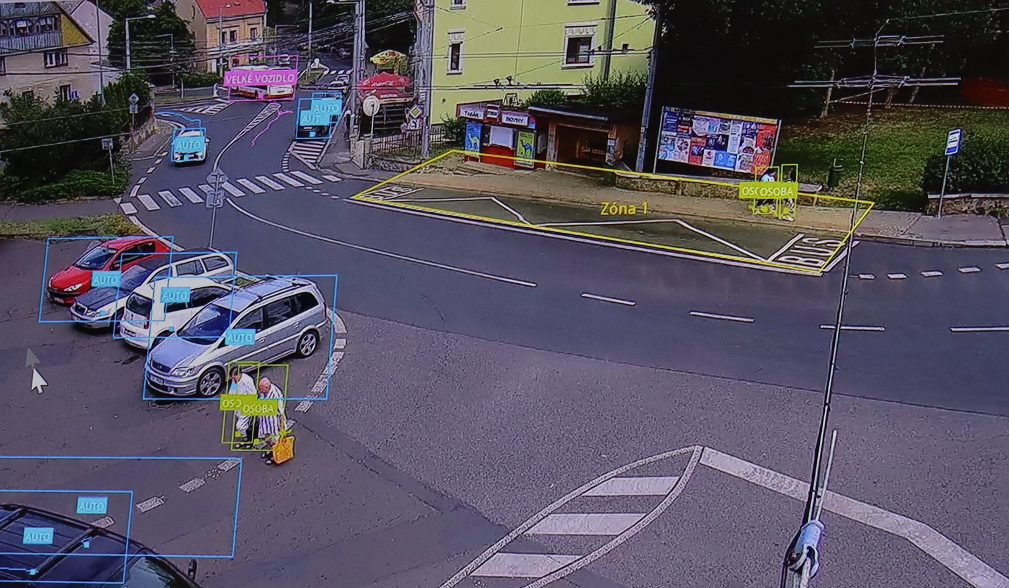 Analýza kamerových záznamů v Ústí nad Labem