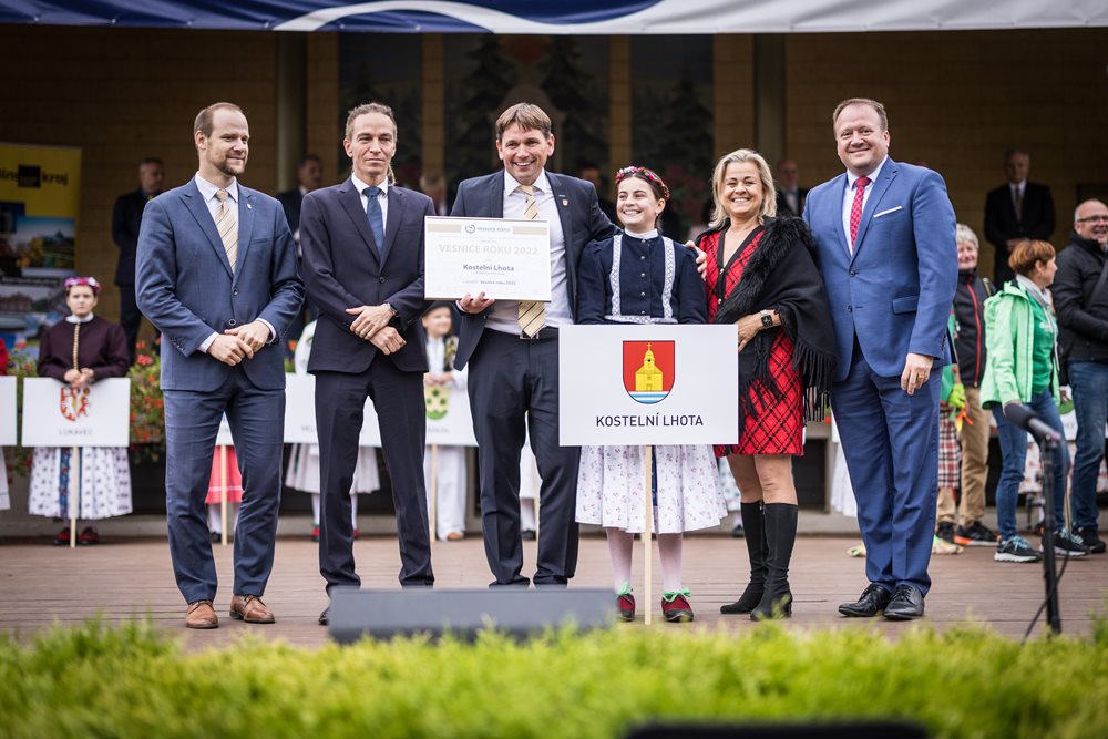Kostelní Lhota je Vesnicí roku 2022