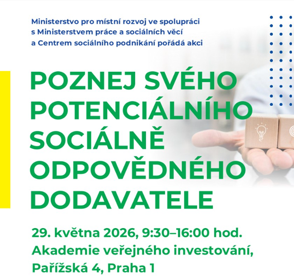 Hledáte cesty, jak do vašich zakázek vnést sociální rozměr a podpořit dobrou věc? 